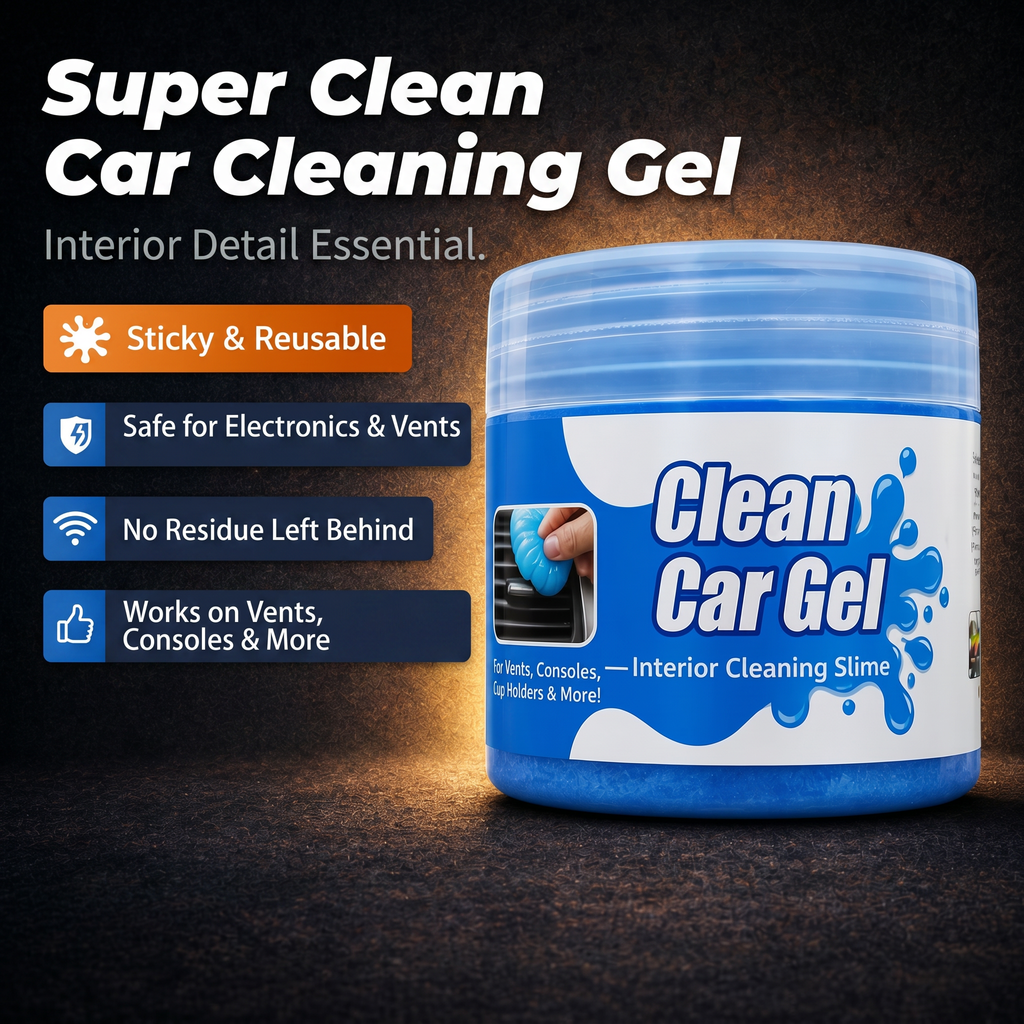 Super Clean Car Cleaning Gel – Interior Detail Essential
