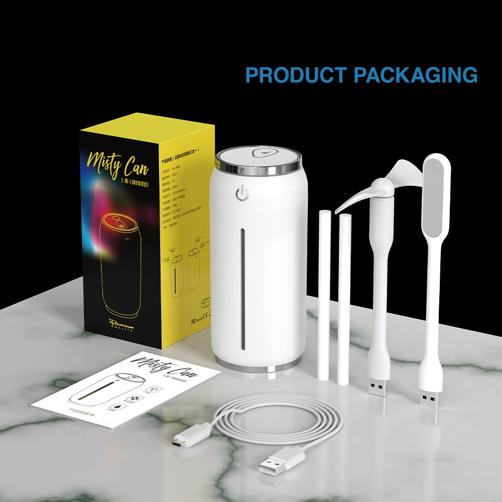 AirFresh 220ml Car Humidifier & Aroma Diffuser – USB Powered