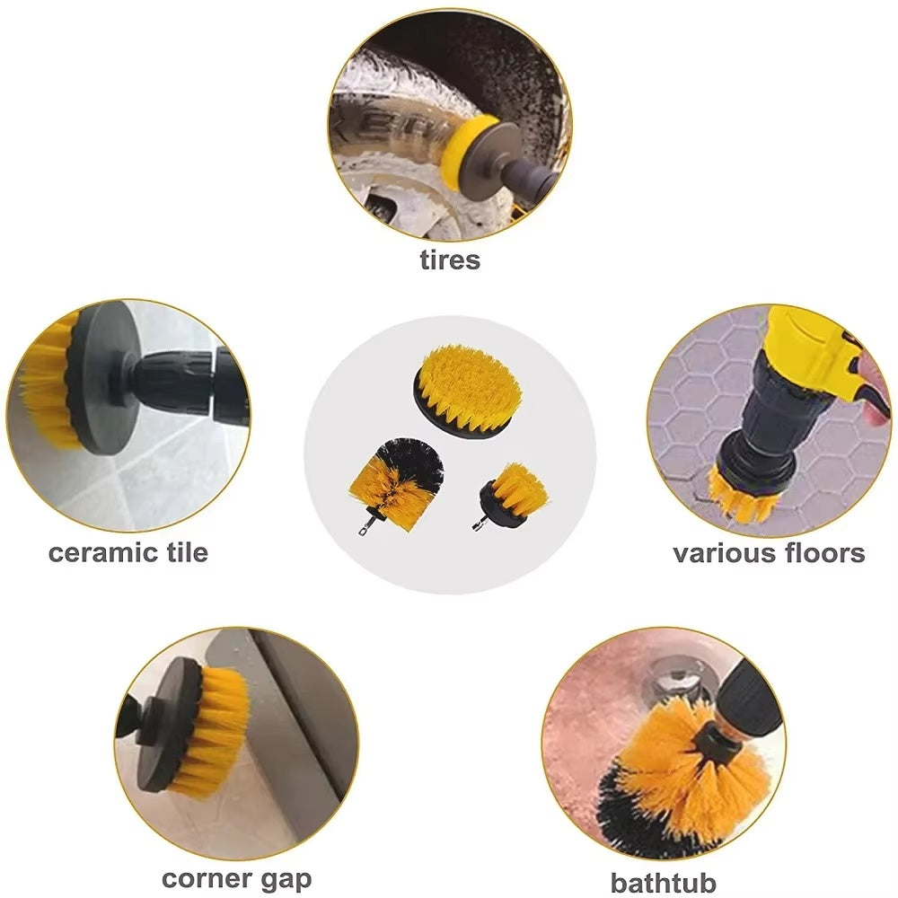 DetailKit Pro 17-Piece Car Detailing Brush Set – Complete Interior Cleaning Kit