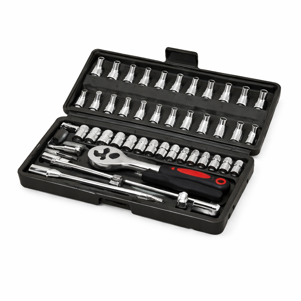 Premium Multi-Function Socket Wrench Set (Complete Tool Kit)