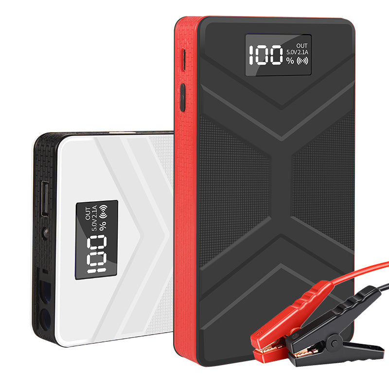 12V Portable Car Jump Starter with Power Bank – Compact & Emergency Ready