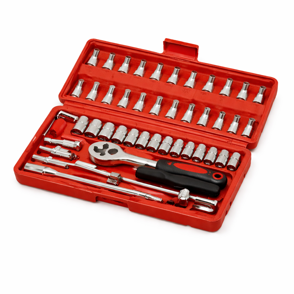 Premium Multi-Function Socket Wrench Set (Complete Tool Kit)