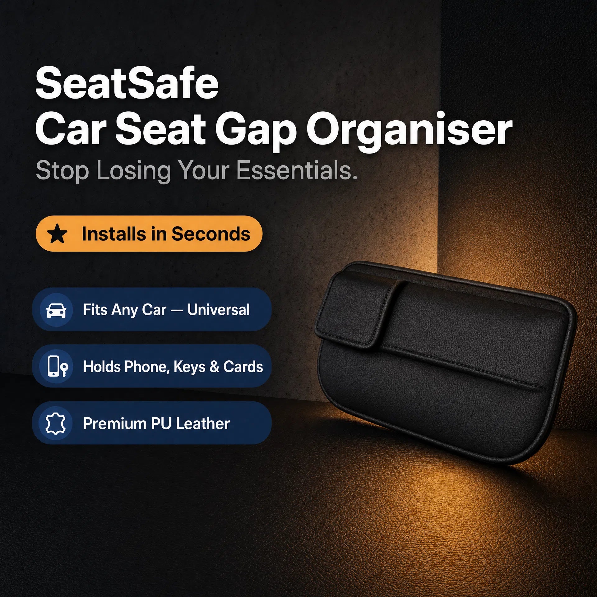 SeatSafe Car Seat Gap Organiser